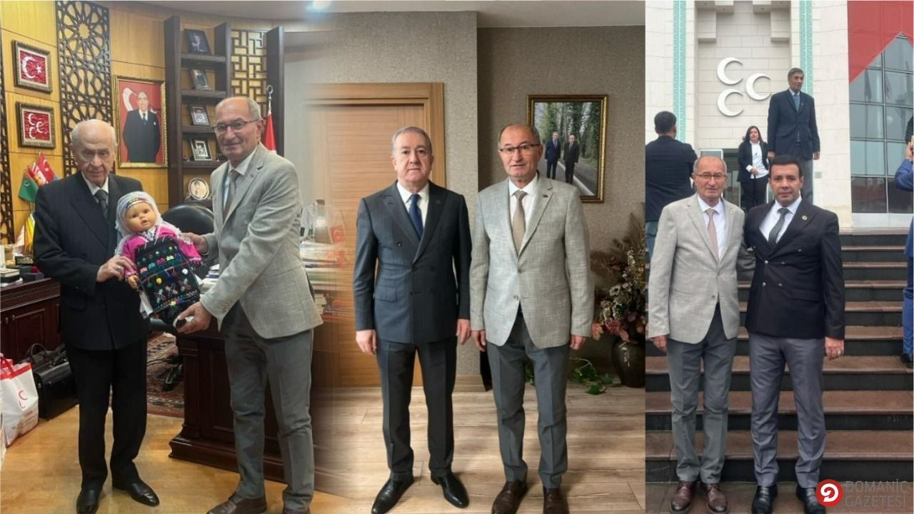 Domaniç Belediye Başkanı Ertürk, Devlet Bahçeli ile görüşerek adaylığını açıkladı