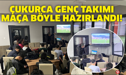 Çukurca genç takımı maça böyle hazırlandı!