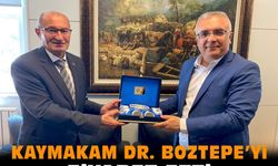 Başkan Ertürk, Kaymakam Dr. Boztepeyi Ziyaret Etti