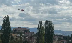 Domaniç'te helikopteri gören 112'yi aradı