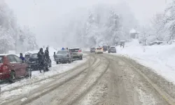 Domaniç Dağı Tıklım Tıklım Oldu; Karın Keyfini Çıkardılar