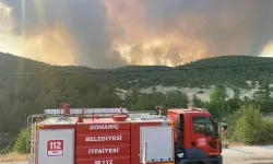 Domaniç İtfaiyesi Harmancık’taki Yangına Destek İçin Bölgede