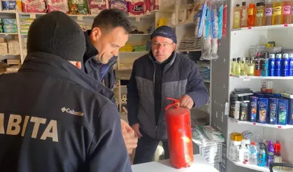 Domaniç’te Yangın Tüpleri Mercek Altında