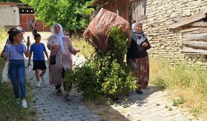 Domaniç Berçin Köyü’nde Yağmur Duası ve Geleneksel “Çalı Gelin” Yürüyüşü