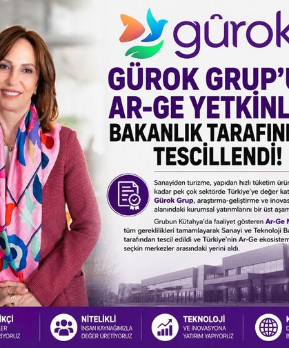 Gürok Grup'un Ar-Ge Merkezi Bakanlık Tarafından Tescillendi
