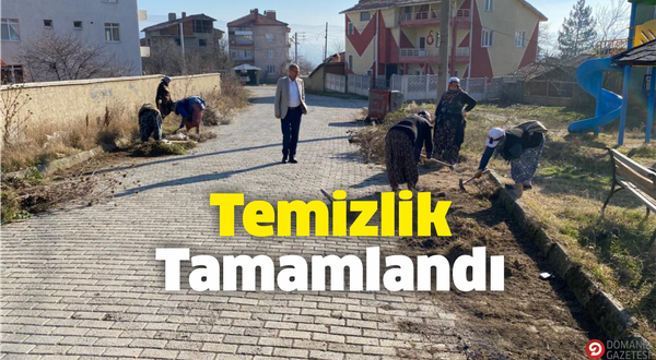 Temizlik tamamlandı