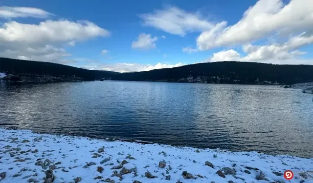 Yağışların ardından Çukurca Göleti tamamen doldu