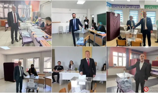 Domaniç adayları oylarını kullandı