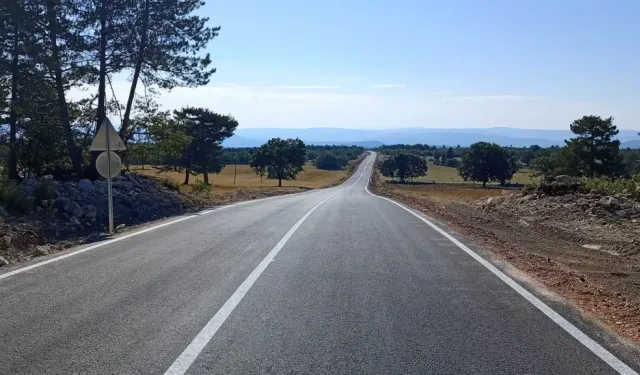 Sarıot Köyü yolunun ilk etabı tamamlandı