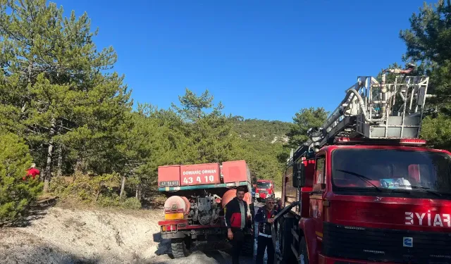 Domaniç'te Ekiplerin Hızlı Müdahalesi Felaketi Önledi