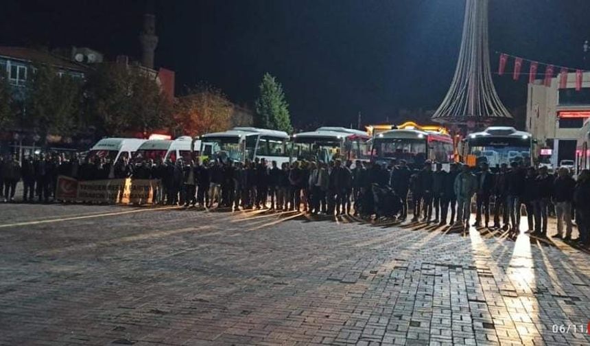 “Türkiye'nin Fatih'inin arkasında Domaniç'in Fatihi olarak yürüyoruz”