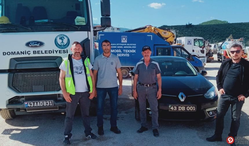 Domaniç Belediyesi deprem bölgesine yeni ekip gönderdi