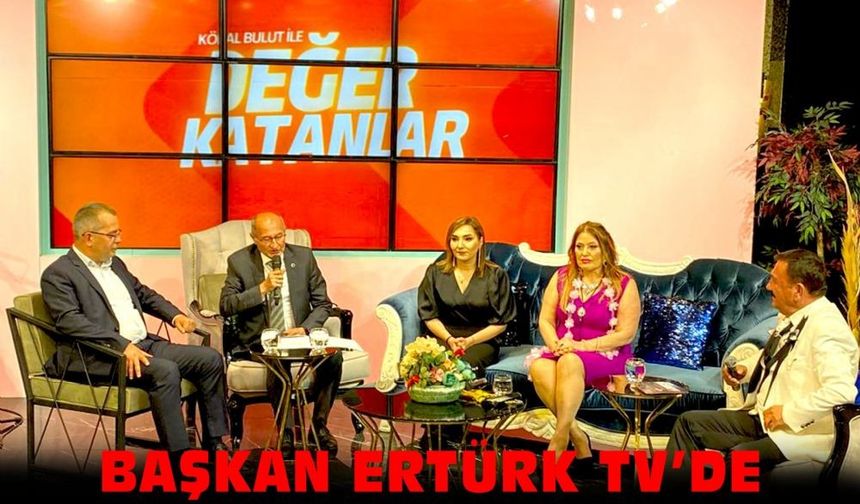 Başkan Ertürk Tvde Domaniç'i Anlattı