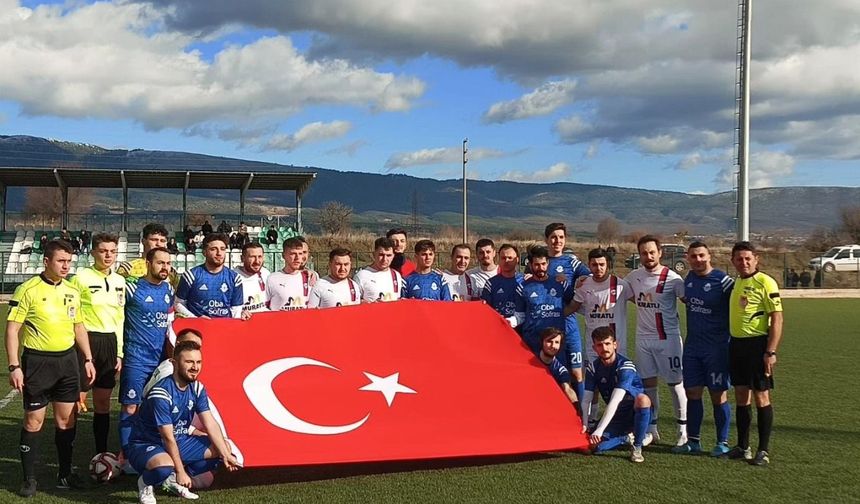 Domaniç’te Haymeanaspor ve Muratlıspor, Türk Bayrağıyla kenetlendi