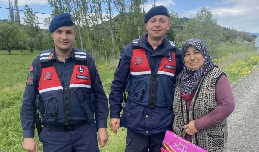 Domaniç Jandarma Komutanlığı'ndan anneler günü sürprizi