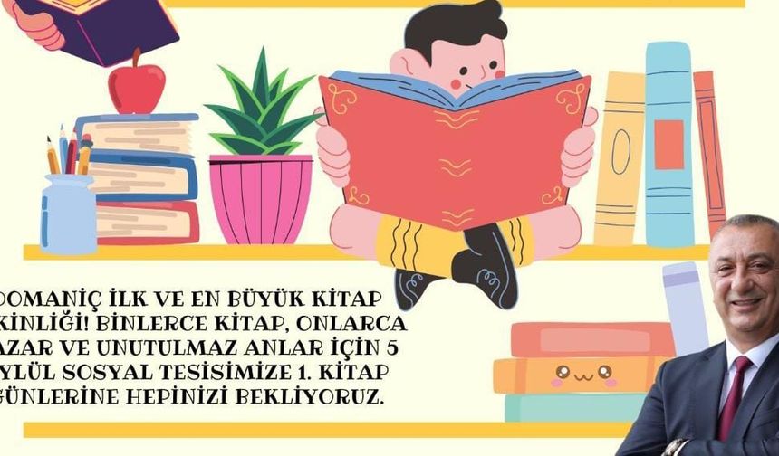 Domaniç’te İlk ve En Büyük Kitap Etkinliği Başlıyor!