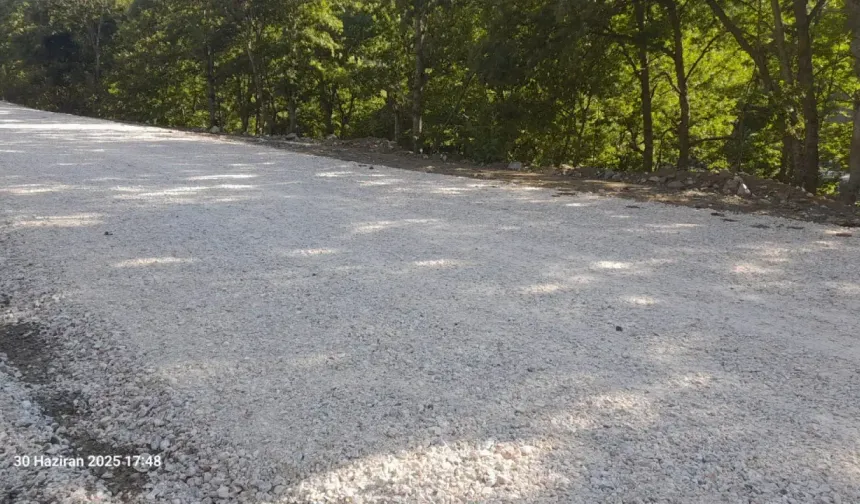 Domaniç; Ortaca Yolu Asfalt Kaplama İçin Hazır