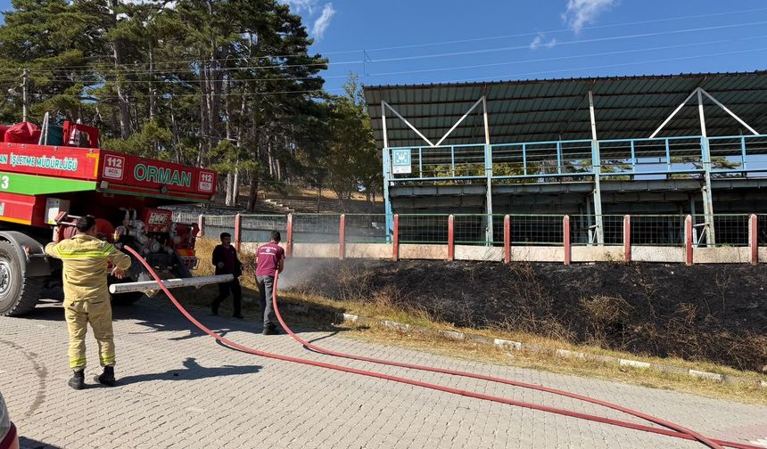 Ebe Çamlığı’ndaki Yangın Büyümeden Söndürüldü